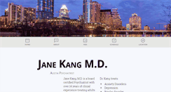 Desktop Screenshot of janekangmd.com